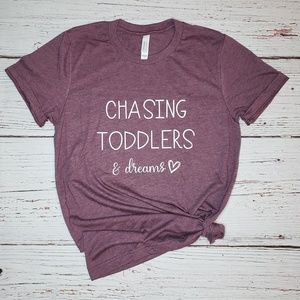 Chasing Toddlers & Dreams Bella Canvas Graphic Tee